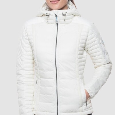 KUHL Women's Spyfire Hoody Jacket IVORY SIZE XL