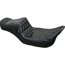 Tailwhip Daddy Long Legs Seat Double Diamond - Black Touring '08-'23 LK-587DLDD