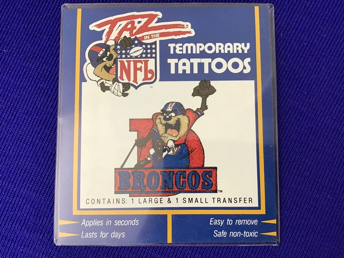 Denver Broncos Temporary Tattoos