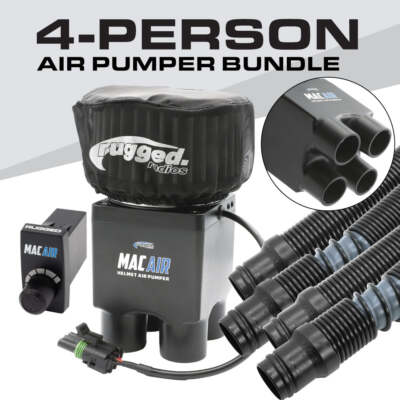 Rugged Radios MAC-4P-KIT MAC Air 4-Person Helmet Air Pumper (Bundle)