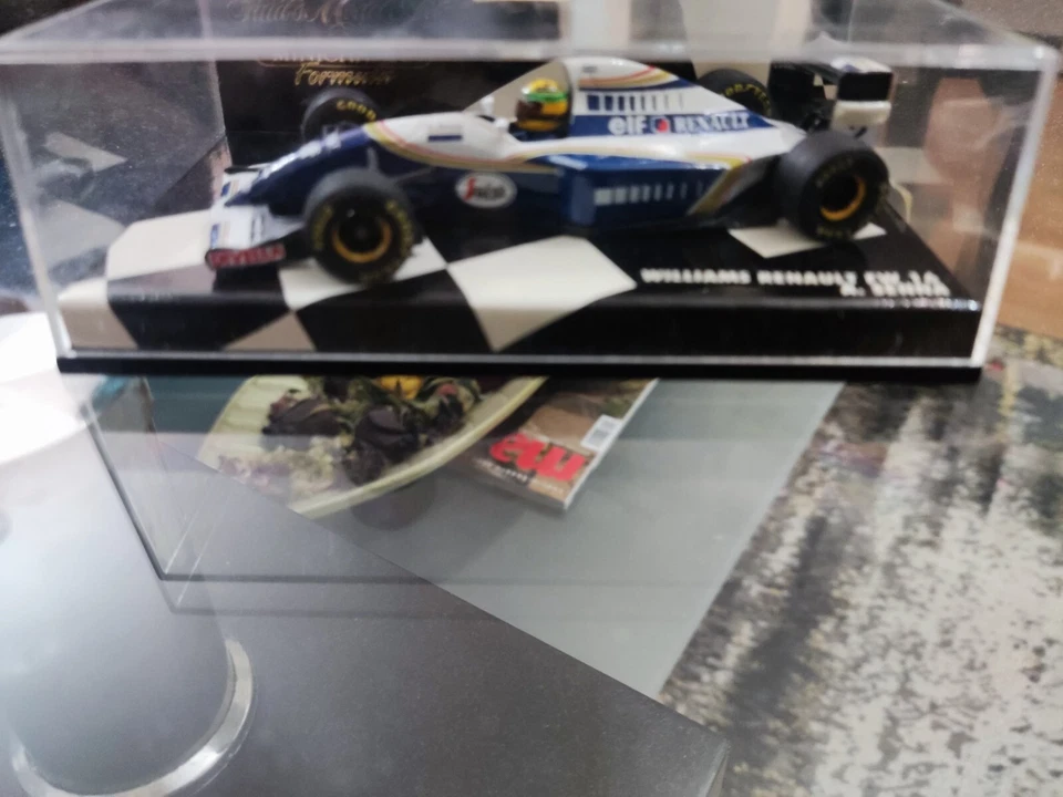 WILLIAMS RENAULT FW16 AYRTON SENNA 1994 MINICHAMPS Scala 1/43 Cod.430940002 - Immagine 2 di 4