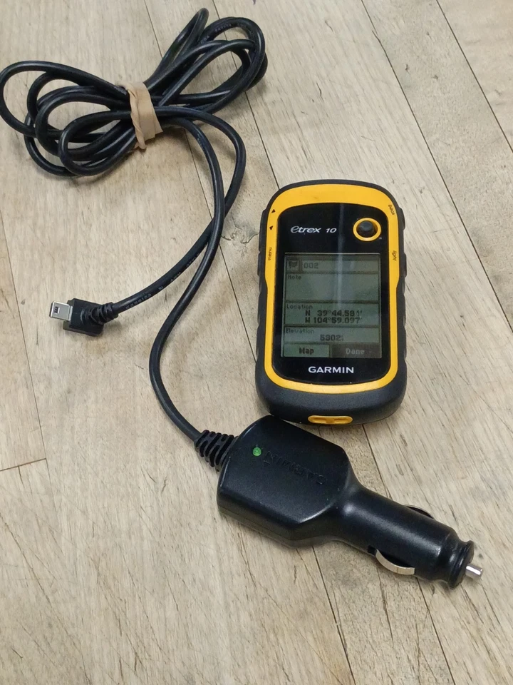 Garmin eTrex 10 Handheld GPS Receiver 2.2" Display Hiking Camping Tested - Image 3 of 4