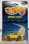 VTG 1986 Hot Wheels Speed Fleet Nissan 300ZX Yellow Die Cast Metal Car No. 1454