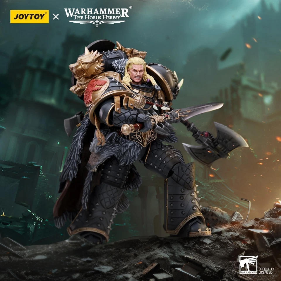 JOYTOY Warhammer 40K 1/18 Lobos Espaciales Leman Russ Primarca de la VI Legión Foto 2 de 4