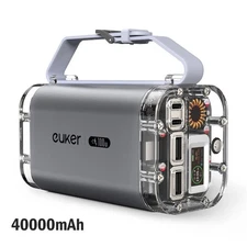 40000mAh Power Bank 100W Laptop Portable Charger 4 Ports Power Station with LED