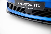 Front Ansatz FüR V.1 Opel Astra L (MK5) Schwarz Hochglanz Spoilerschwert