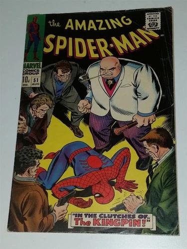 SPIDER-MAN AMAZING #51 VG (4.0) AUGUST 1967 MARVEL COMICS