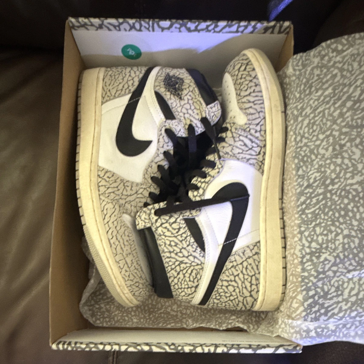 Jordan 1 Retro OG High White Cement for Sale | Authenticity