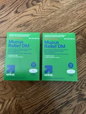 2x Up&Up Maximum Strength Mucus Relief DM 28 Extended Release Tablets EXP 10/27