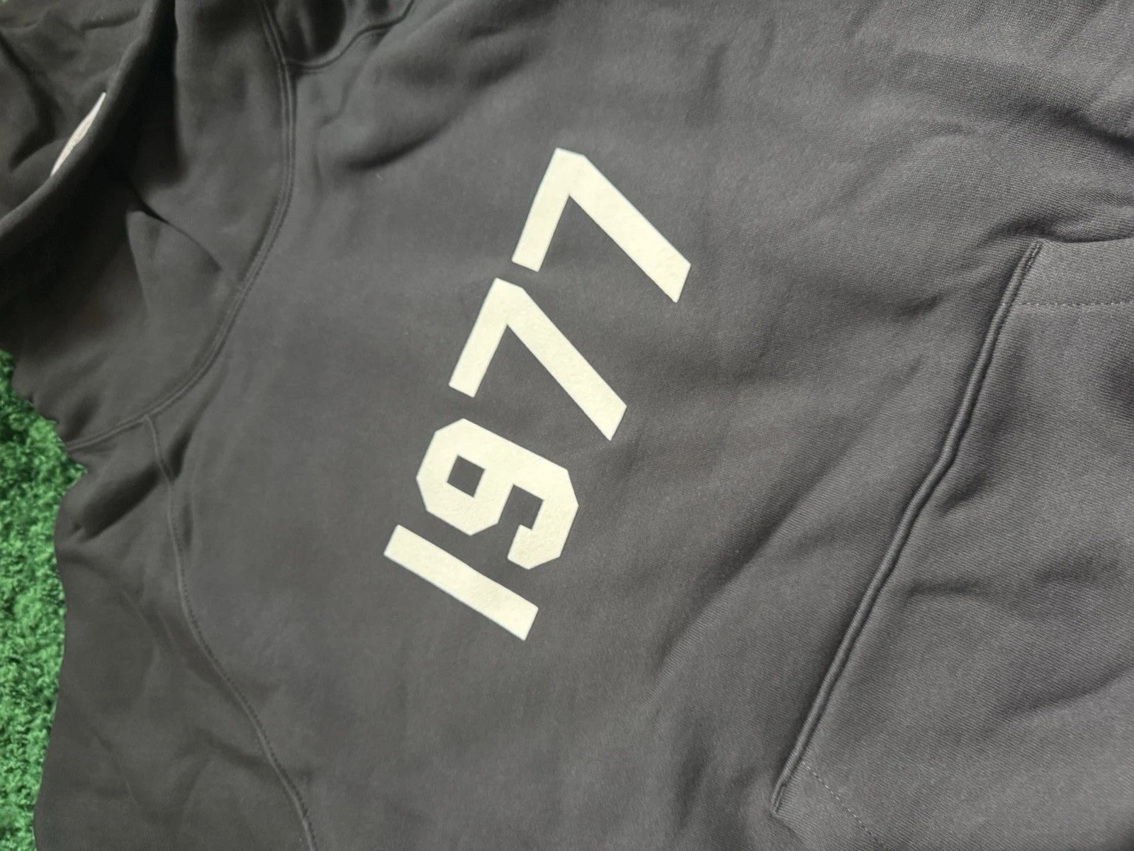 FEAR OF GOD Felpa con cappuccio Essentials paura di Dio *AUTENTICA* 1977 IRON tg. Piccolo Con Etichetta Pacsun.