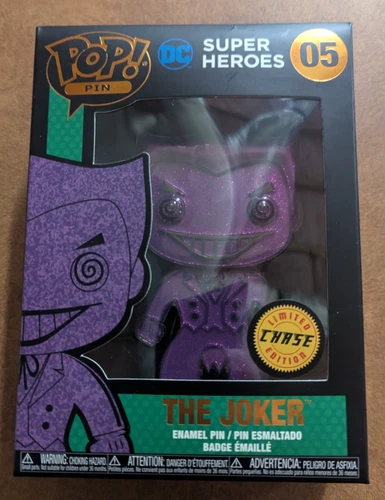 FUNKO POP ! THE JOKER 05 CHASE EDITION POP PIN