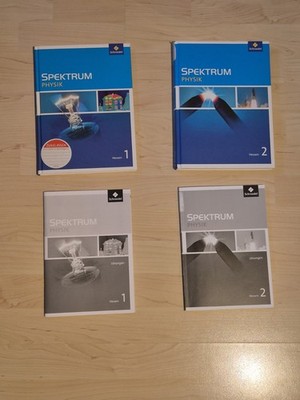 Spektrum Physik Hessen 1 & 2   Schülerbücher + Lösungshefte   Schroedel   neu