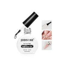 	JODSONE 10ml Gel Nail Glue Strong for Nail Tips Long Lasting Extension for C...