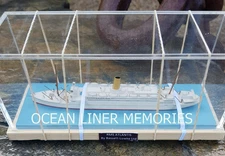 Bassett Lowke Model Ship RMS Atlantis white Hull van ryper model Derek Head