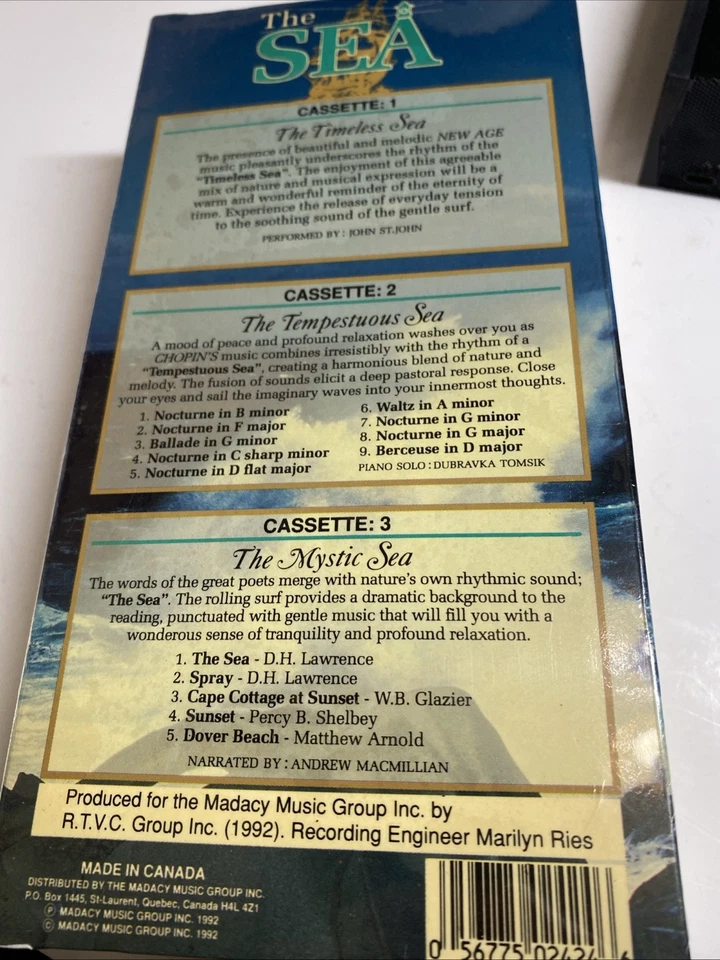 Classical Cassette Tape Box Set Lot 12 Cassettes NEW Dining Romance Sea + Waltz - Image 4 of 4