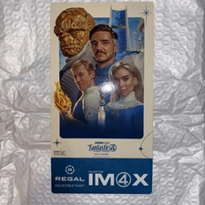 The Fantastic Four: First Steps IMAX Collectible Card Movie Ticket Promo Theater