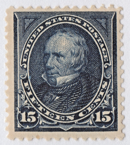 EE. UU. Sc# 274 *COMO NUEVO OG H* { -EN MUY BUEN ESTADO- 15c ARCILLA AZUL OSCURO} EMISIÓN DE OFICINA DE 1895 CV$ 200 - Imagen 3 de 4