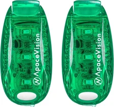 EverLightFX USB Rechargeable LED Safety Light (2 Pack) by Apace - Super Green 