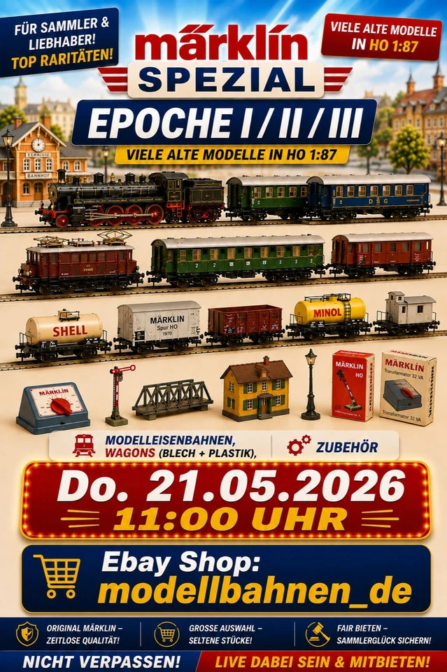 Märklin Spezial - 1:87 / H0 - Gebrauchte Modelleisenbahnen, Wagons, Zubehör