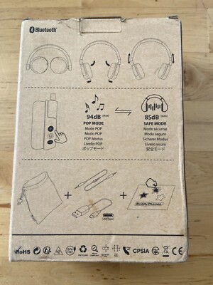 All New Made for Amazon Volume Limiting Bluetooth BuddyPhones PopTime in Pink...
