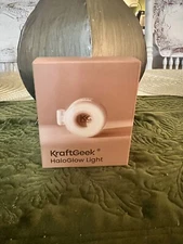 KraftGeek HaloGlow Magnetic Phone Ring Light Portable Black NEW SEALED