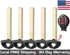 2x New Replacement Key Fob Remote Uncut Insert Blade For 2014-2018 Mini Cooper