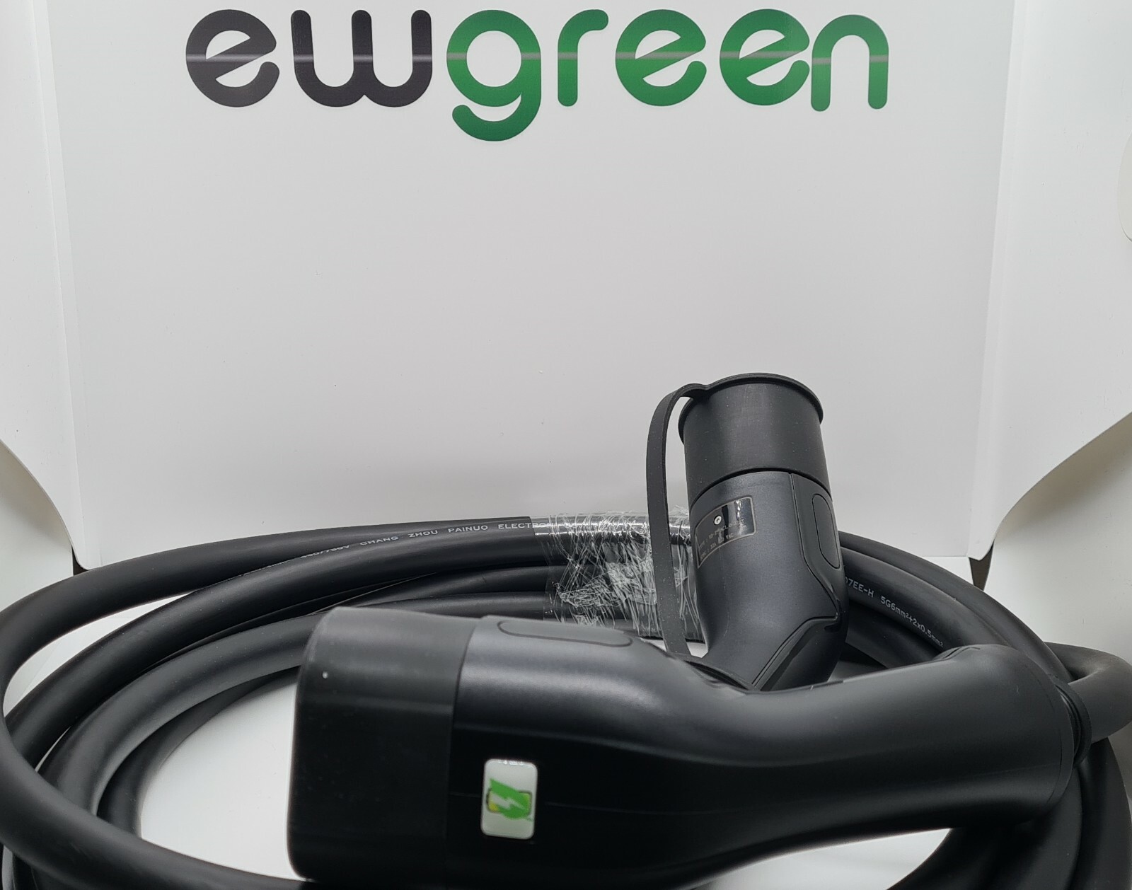 Ew Green - Cavo Ricarica 5m Auto Elettrica Ewgreen 22kw Trifase 32A Tipo2 Tesla Smart BMW - Immagine 1