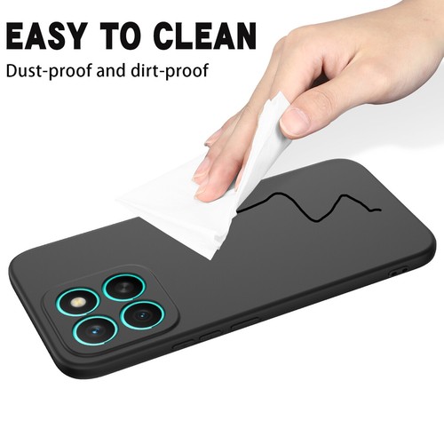 Funda protectora + correa para el tacto con piel de silicona líquida suave de lujo para Honor X8C - Imagen 25 de 33