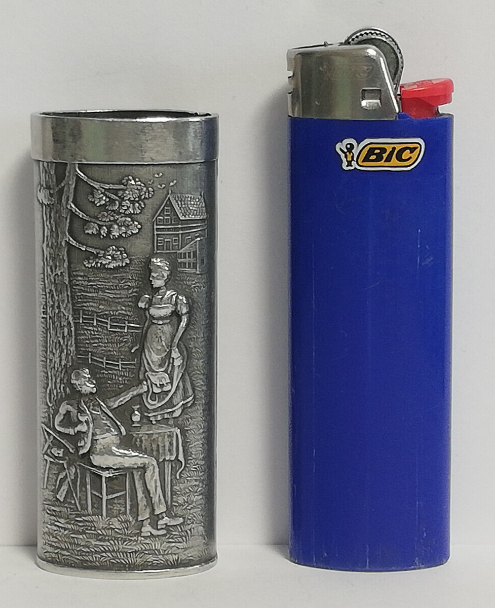 Collectible Tin Lighter Case. Germany. Frieling Zinn 95% | eBay