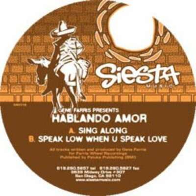 Gene Farris - Hablando Amor 12'' Vinyl Schallplatte 120031