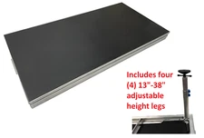 Cedarslink Professional Portable  2FTX4FT Riser Stage Kit System 23"-38" Height