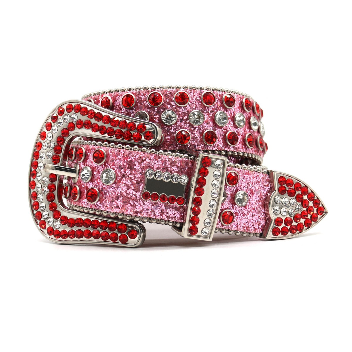 3116 Women Men Rhinestones Belt,bling Western Cowgirl Cowboy Studded Cowboy Cowgirl Classic Western Rhinestone Bling Studded  main image 3
