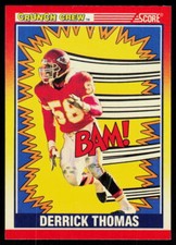 1990 Score Derrick Thomas #553 FOOTBALL Kansas City Chiefs