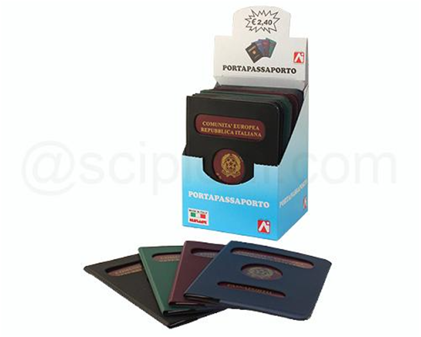 Porta Passaporto Europeo Pvc Colori Assortiti | Alplast