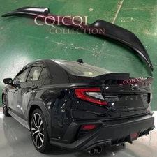 Unpainted V type Trunk Spoiler for 23~25 Subaru WRX sedan premium limited gt◎