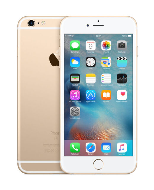 Apple+iPhone+6s+Plus+-+128GB+-+Gold+%28Unlocked%29+A1634+%28CDMA+%