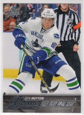 Ben Hutton 15-16 Upper Deck Series 1 Young Guns Rookie #232 Vancouver Canucks