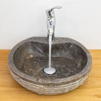 Marmor Steinwaschbecken 45 Cm Handwaschbecken Naturstein Waschschale Wohnfreuden