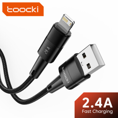 Ladekabel für iPhone Nylon Schnellladekabel Datenkabel USB-A auf iPhone iPad