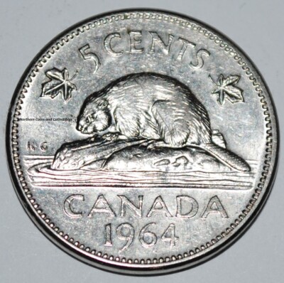 Canada 1964 5 Cents Elizabeth II Canadian Nickel Five Cent | eBay