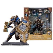 WORLD of WARCRAFT 6" figure HUMAN PALADIN / WARRIOR Common WOW action McFarlane