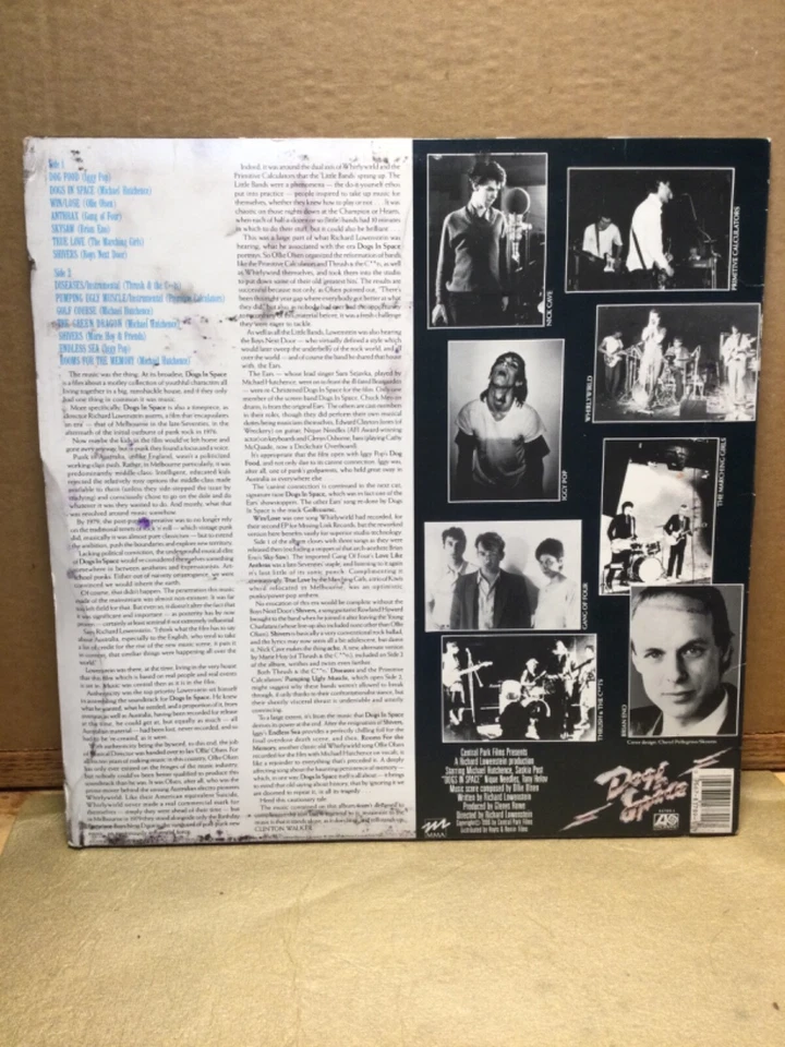 Dogs In Space Vinyl LP Rare Original MP Soundtrack 1987 Michael Hutchence Sleeve Foto 2 de 4