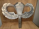Vintage WWII WW2 Military Veteran Jump Wings License Plate Topper?? Paratroopers