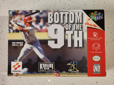 Bottom of the 9th Nintendo 64 N64 Box Only Damaged - see photos