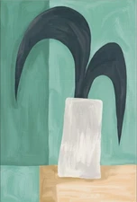 Abstract Modern Art  Geometric Design 4x6 Image Card NEW 2025 Blank Back