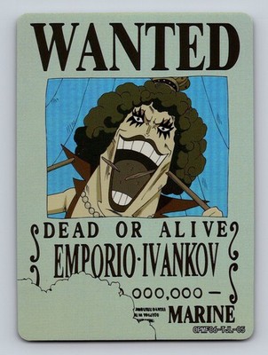 One Piece Emporio Ivankov Wanted Card OPMF06-TJL-05