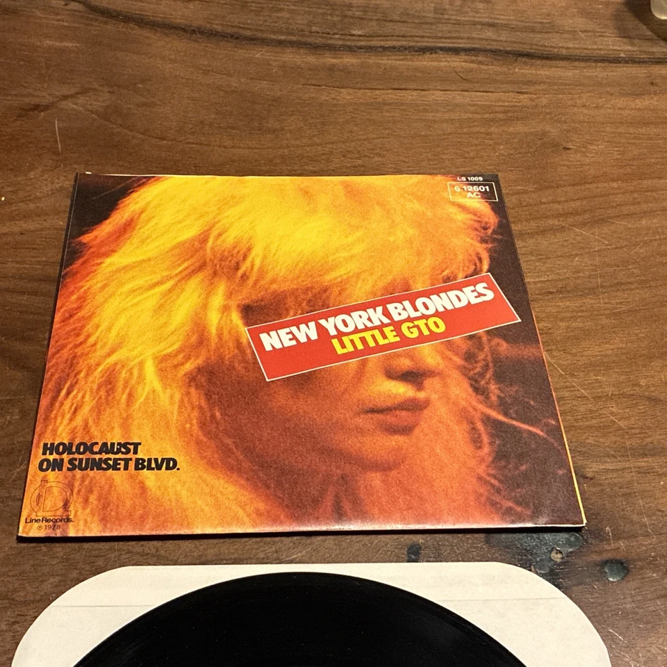 New York Blondes Debbie Harry/ Blondie - Little GTO 7'' Vinyl Germany 45 Vinyl - Image 2 of 4