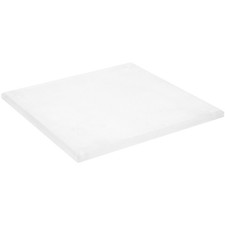 Plymor Frosted Acrylic Square Beveled Display Base, 10" W x 10" D x 0.5" H