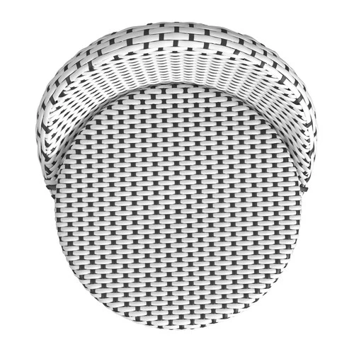 Butler Specialty Company Inez 24" Seat Height Rattan Counter Stool - Black - Picture 6 of 7