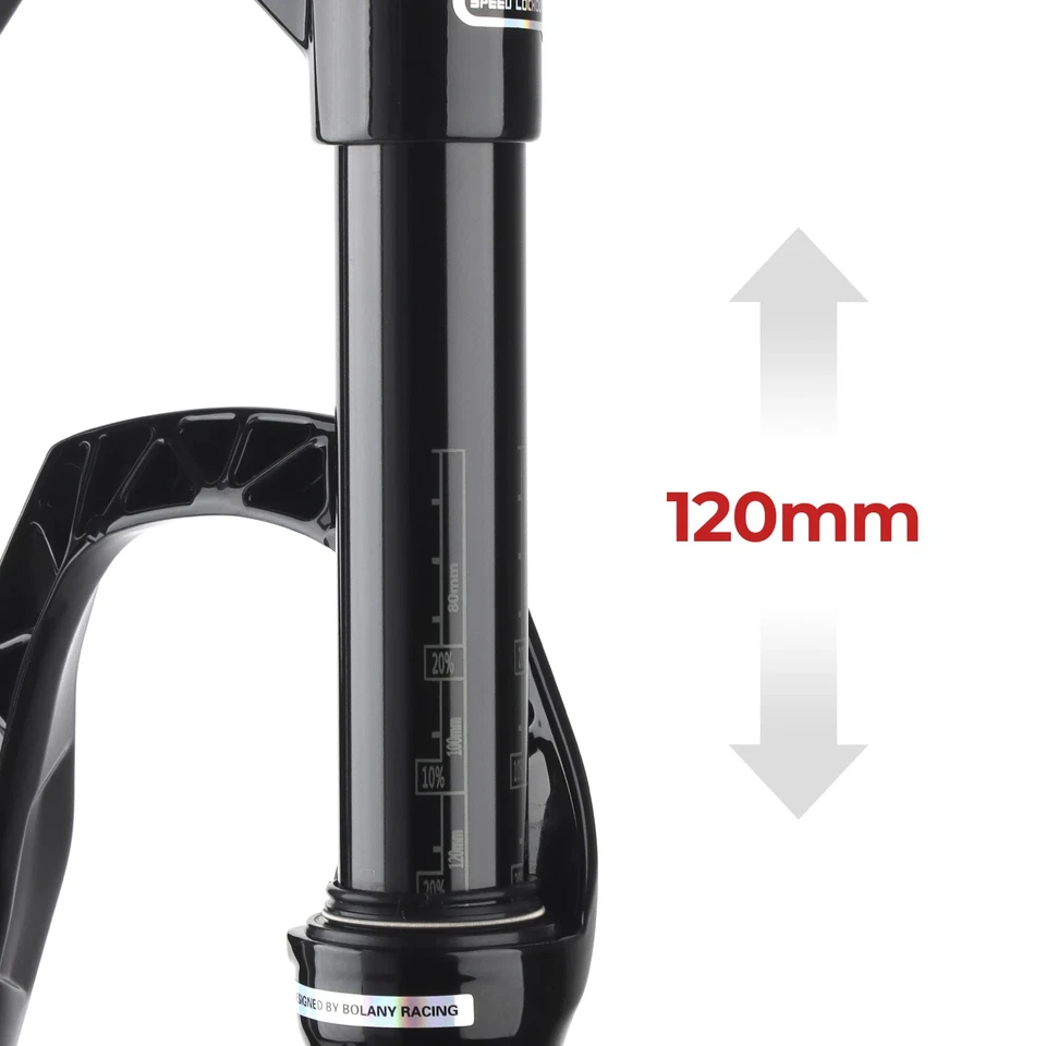 BOLANY MTB Air Fork 26 27.5 29Inch 120mm Travel Air Oil Suspension 9x100mm - Image 3 of 4